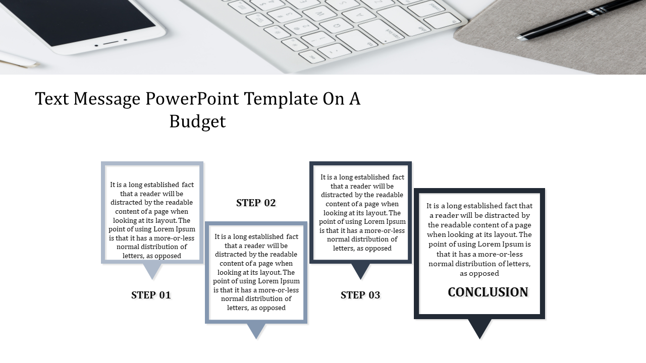 Free - Ultimate Text Message PowerPoint Template For Presentation